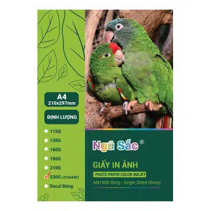 giấy in ảnh 230gsm hiệu ngủ sắc