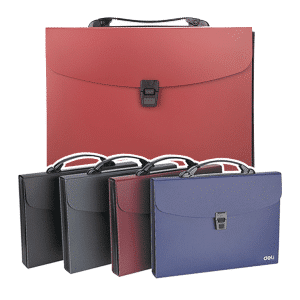 cặp tài liệu 12 ngăn A4 Deli E5557