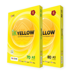 giấy a3 ik yellow 70gsm 80gsm giá rẻ tại vpp bến tre