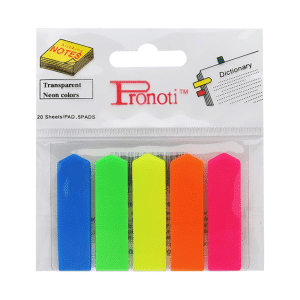 Giấy note 5 màu nhựa Pronoti