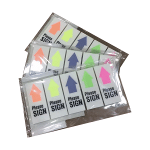 Giấy note Please sign Pronoti 45649 trong 5 màu