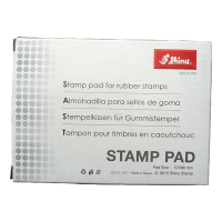 mặc sau hộp dấu mực shiny đỏ bằng nhựa