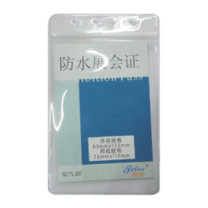 bảng tên đứng nhựa dẻo 83x135mm tl-207