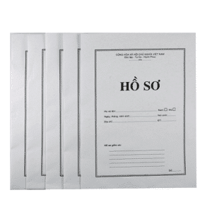 bìa hồ sơ xin việc a4 màu trắng loại dầy