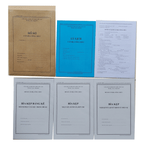 Bộ Hồ Sơ Cán Bộ Công Chức Theo Mẫu