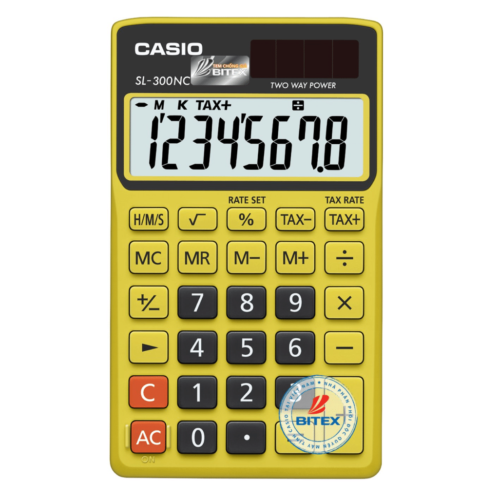 Máy Tính Bỏ Túi Casio SL-300NC