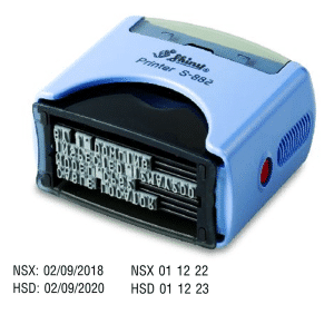 dâu tự ghép shiny s882 - in ngày sản xuất và hạn sử dụng