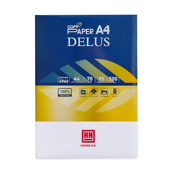 Giấy in A4 Hồng Hà Delus 70gsm - 4960