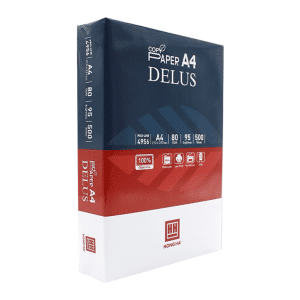 giấy a4 hồng hà delus 80gsm