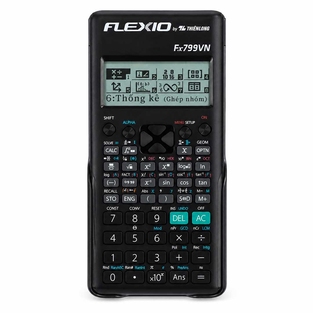 Máy Tính Flexio FX799VN chính hãng Thiên Long tại VPP Bến Tre