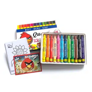 Bút Màu Sáp Queen 12 Màu chính hãng giá rẻ tại VPP Bến Tre