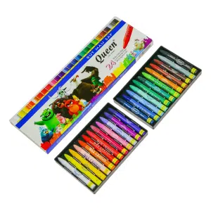 Hộp Bút Màu Sáp Queen 24 Màu chính hãng giá rẻ tại vpp bến tre
