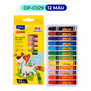 bút sáp dầu colokit thiên long 12 màu giá rẻ tại vpp bến tre