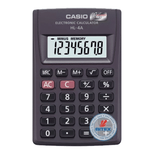Máy Tính Bỏ Túi Casio HL-4A chính hãng giá rẻ tại vpp bến tre