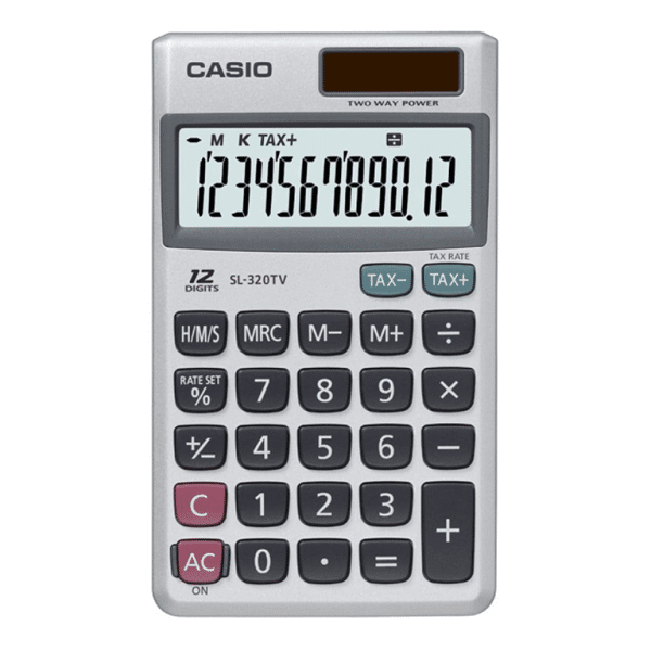 Máy Tính Casio SL-320TV Chính Hãng – Giá Rẻ Tại VPP Bến Tre