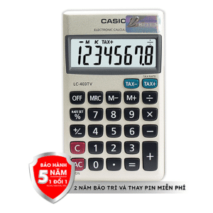 Mua Máy Tính Học Sinh Casio LC-403TV cho học sinh Lớp 4 và Lớp 5 – Giá tốt tháng 09/2024 tại VPP Bến Tre – Gọi ngay ☎️0869.03.9090 ✔️Đặt mua Online