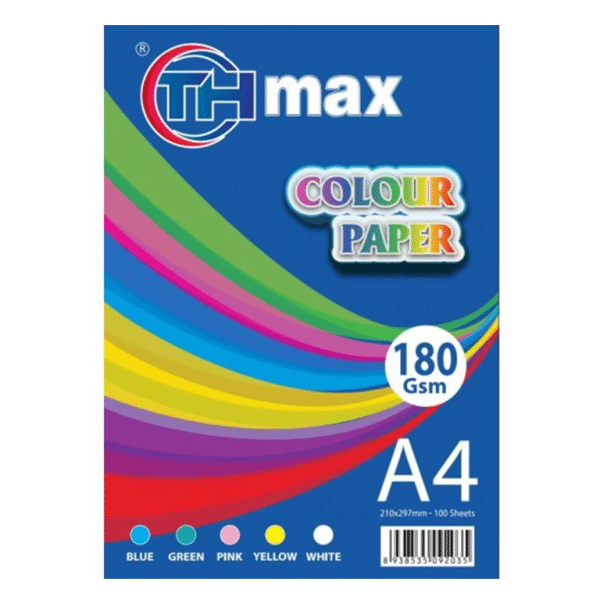 Giấy Bìa Thái Lan A4 TH-Max 180gsm Nhiều Màu
