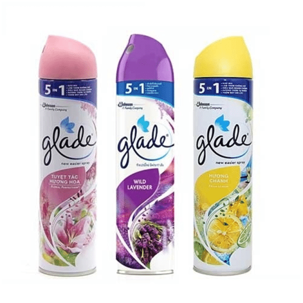 mua chai xịt phòng glade chính hãng giá rẻ tại vpp bến tre