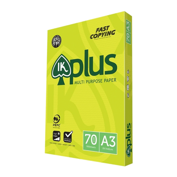 mua giấy a3 ik plus 70gsm 80gsm giá rẻ tại văn phòng phẩm bến tre vppbentrevn