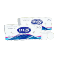 Mua giấy vệ sinh cao cấp không lõi 3 lớp BEN chính hãng Khuê Hưng tại VPP Bến Tre
