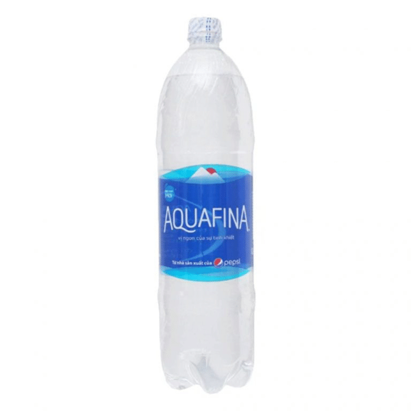 Mua nước tinh khiết Aquafina 1.5 lít loại 12 chai /thùng chính hãng giá rẻ tại vpp bến tre