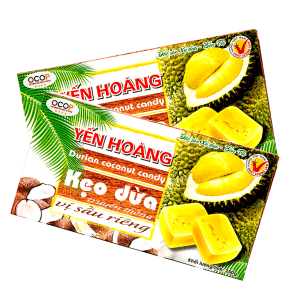 Kẹo dừa sầu riêng truyền thống Yến Hoàng gói 400g