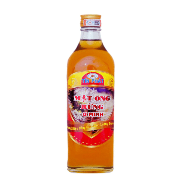 Mật ong rừng u minh chai 200ml và 500ml chính hãng tín phát bến tre