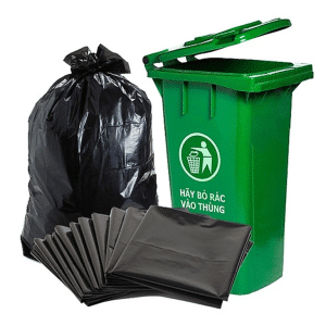 Túi rác đen size lớn y tế và công nghiệp