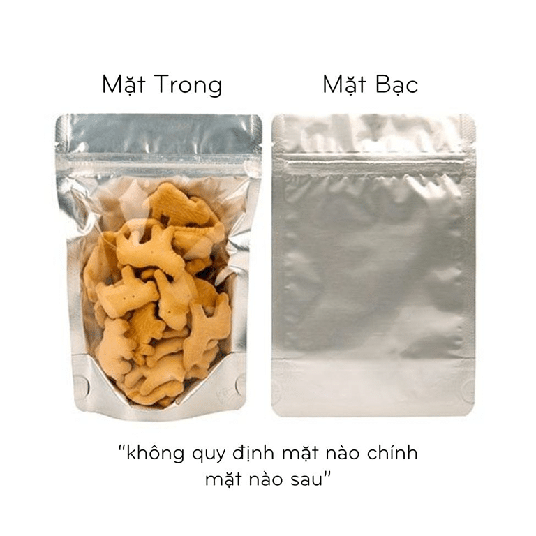 Mua túi zipper bạc 1 mặt giá rẻ tại văn phòng phẩm bến tre