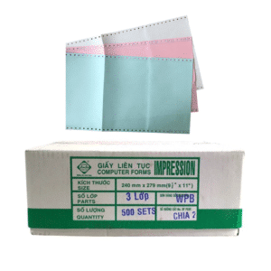 Mua Giấy In Liên Tục 3 Liên Chia 2 Khổ 240x279mm chính hãng Liên Sơn tại VPP Bến Tre