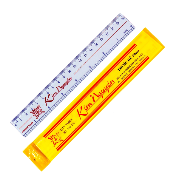 Thước Mica 20cm Kim Nguyên