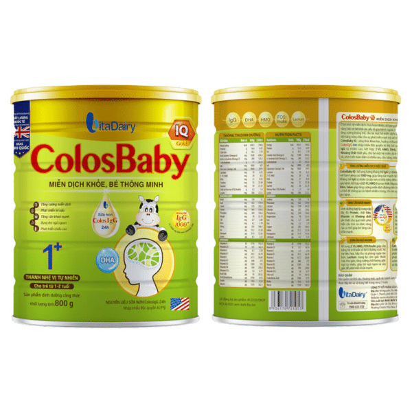 Mua Sữa Colosbaby IQ Gold 800g Từ 1 Đến 2 Tuổi chính hãng tại VPP Bến Tre
