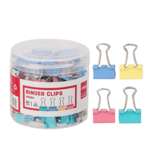 Kẹp bướm Deli 15mm nhiều màu chính hãng tại VPP Bến Tre