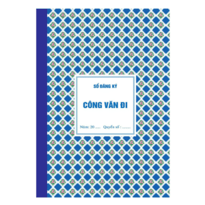 Đặt mua quyển sổ công văn đi loại 160 trang khổ a4 giá rẻ tại vpp bến tre