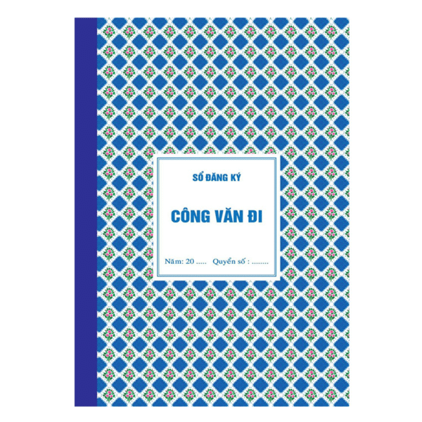 Đặt mua quyển sổ công văn đi loại 160 trang khổ a4 giá rẻ tại vpp bến tre