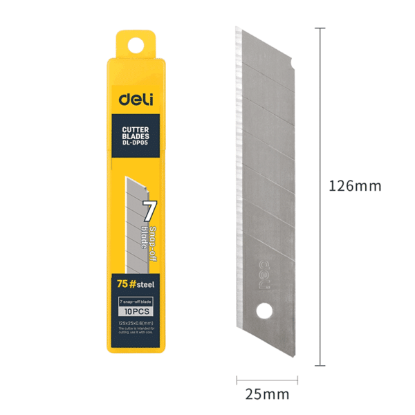 Lưỡi Dao Rọc Giấy 25MM Deli DL-DP05