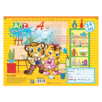 Mua Vỡ Vẽ A3 Dán Gáy Xé 24 Tờ ĐL 100GSM KLong giá rẻ tại VPP BẾn Tre