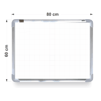 Mua bảng từ treo tường 60x80 cm màu trắng kẻ ô cho học sinh tiểu học tại vpp bến tre