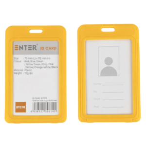 Bảng tên Enter BT070 54x86mm 2 mặt đứng cam