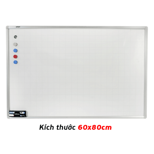 Mua bảng từ trắng 60x80 cm biết bút lông giá rẻ tại VPP Bến Tre