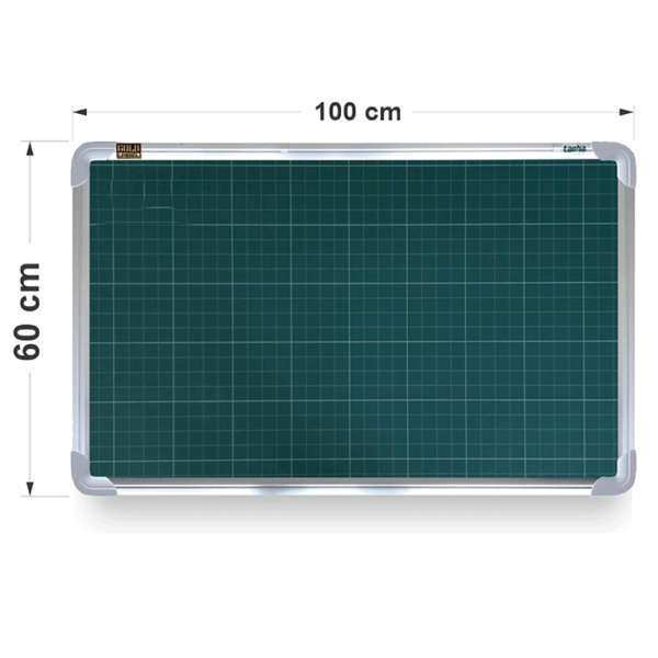 Bảng Treo Từ Xanh Kẻ Ô Cho Học Sinh Tiểu Học 60x100 cm giá rẻ tại VPP Bến Tre