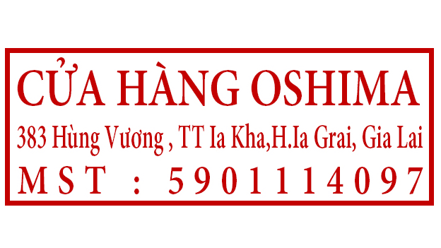 dấu 3 dòng thông tin công ty