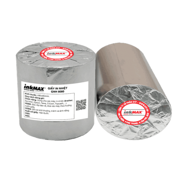 Mua Giấy In Nhiệt K80x80 inkMAX Hansol Hàn Quốc giá rẻ tại VPP Bến Tre