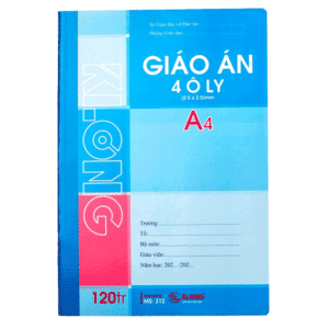 Mua Sổ Giáo Án A4 Kẻ Ô Ly 120 Trang 4 ô ly Klong giá rẻ tại VPP Bến Tre