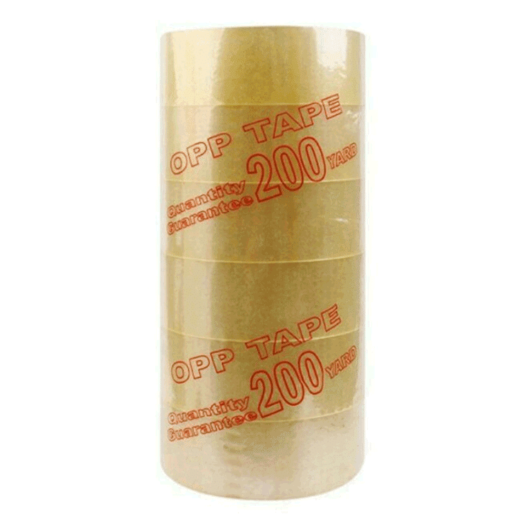 Combo 6 cuộn Mua Băng Keo Trong 5F/5Cm Loại 200yds giá rẻ tại VPP Bến Tre giá rẻ tại VPP Bến Tre