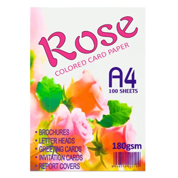 Mua Bìa Thái Rose A4 180Gsm, Nhiều Màu giá rẻ tại VPP Bến Tre