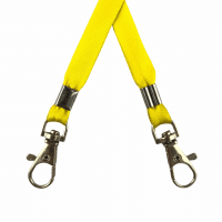 Dây đeo thẻ lụa 1cm đầu móc khóa