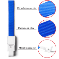 Dây đeo thẻ lụa Uhoo 6722 1.5cm