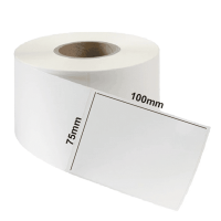 Mua cuộn Decal In Nhiệt A7 75x100 MM dài 30 mét, 290 tem giá rẻ tại VPP Bến Tre