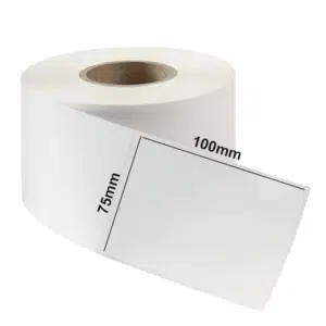 Mua cuộn Decal In Nhiệt A7 75x100 MM dài 30 mét, 290 tem giá rẻ tại VPP Bến Tre